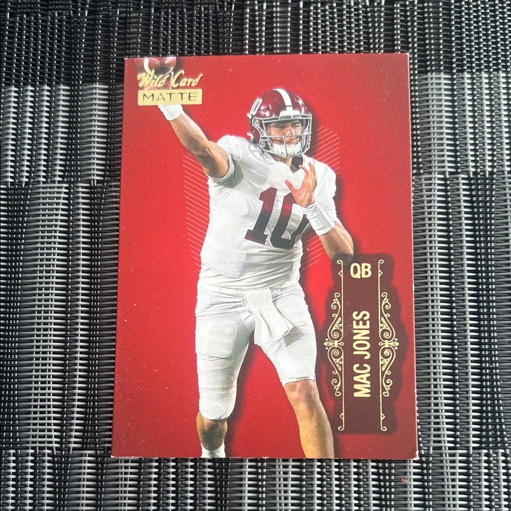 Panini Red Football Trading Card